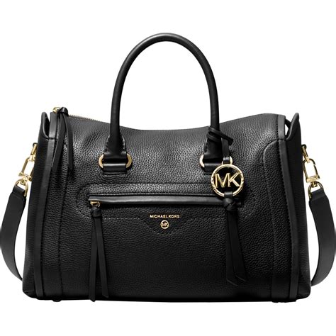 borsa bauletto michael kors|Michael Kors leather tote.